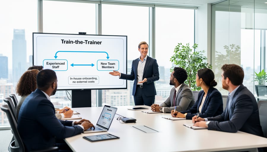 Retail staff member assisting customer with product selection in vape shop